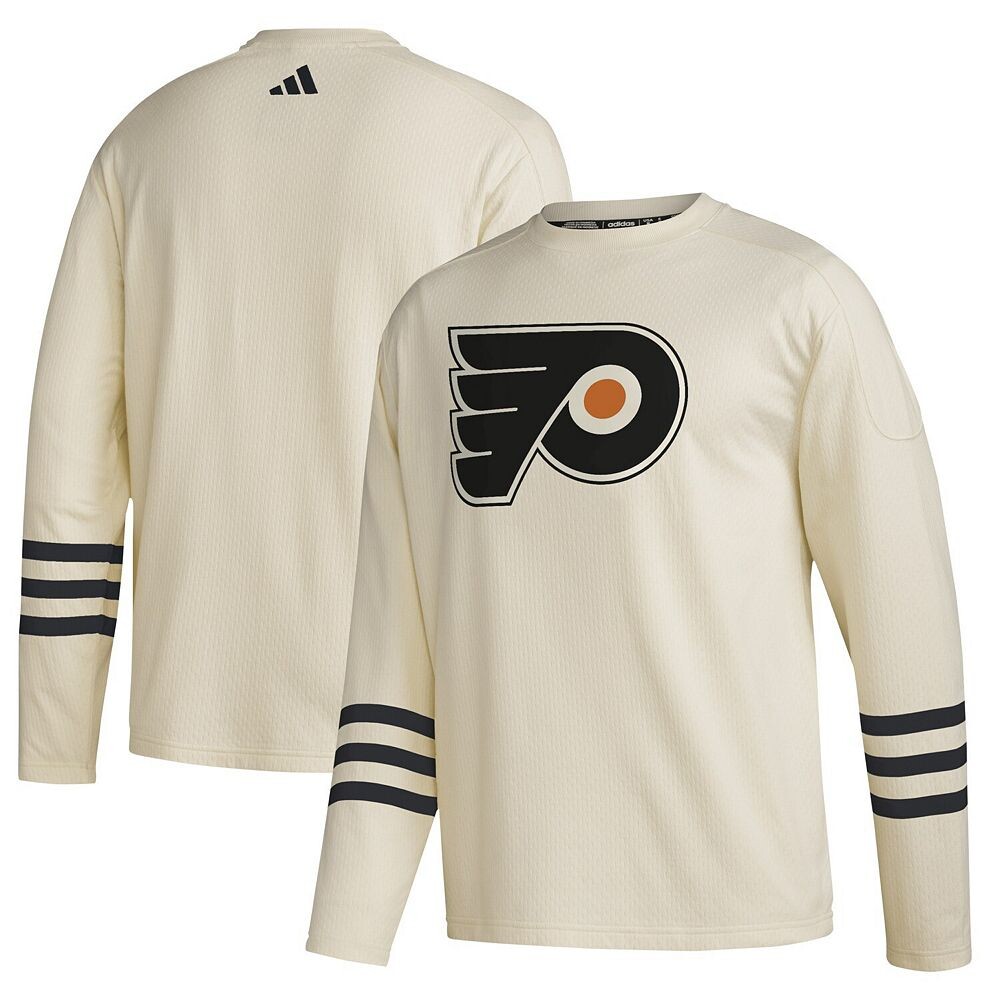 

Мужской пуловер adidas Philadelphia Flyers AEROREADY кремового цвета Adidas, цвет Fly Beige