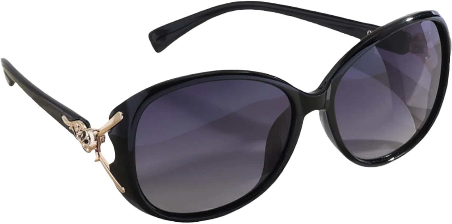 

Комплект из 3 поляризованных женских солнцезащитных очков — увеличенного размера с защитой UV400, модные очки для вождения, пляжа и отдыха на природе Paleshy, Purple