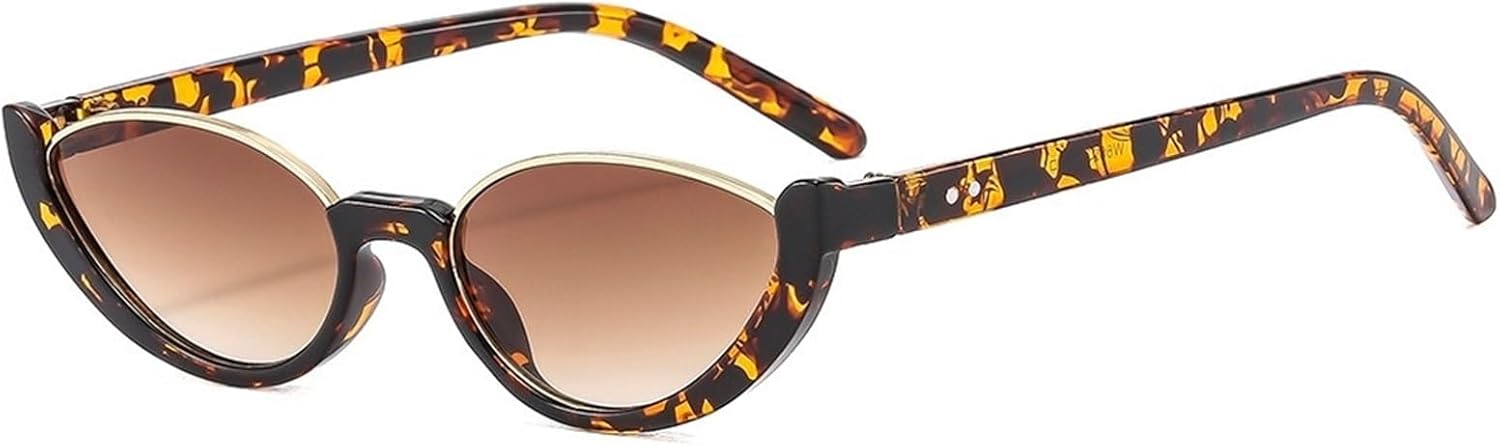 

Женские солнцезащитные очки в полуободковой оправе для отдыха на природе, поездок на работу и для активного отдыха. Декоративные солнцезащитные очки Generic, Multi-colored