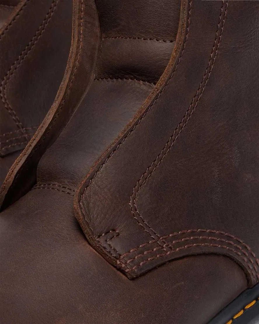 Кожаные ботинки Zebzag без шнурков Dr Martens, коричневый — фото 3