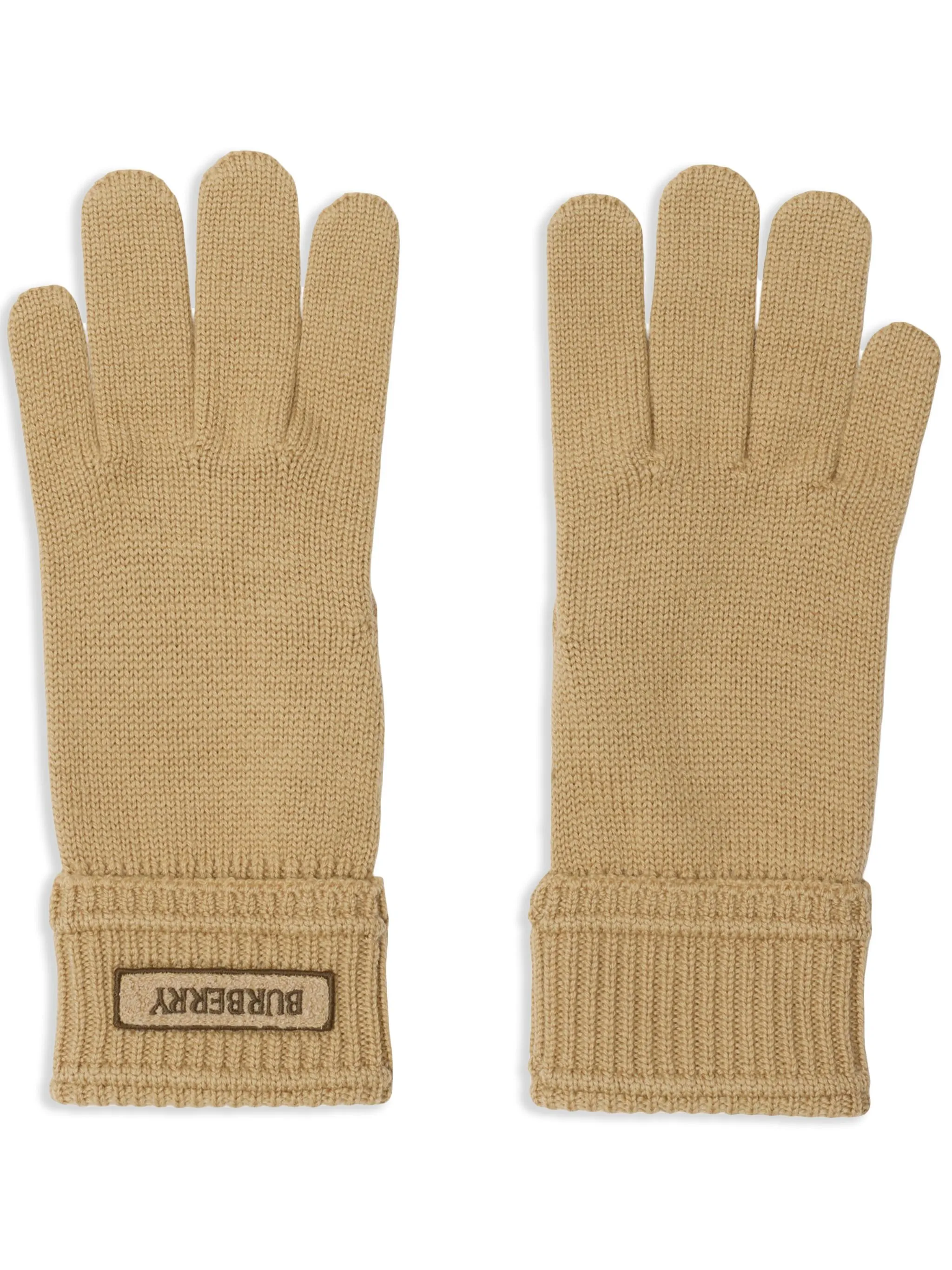 

Шерстяные перчатки Burberry, коричневый