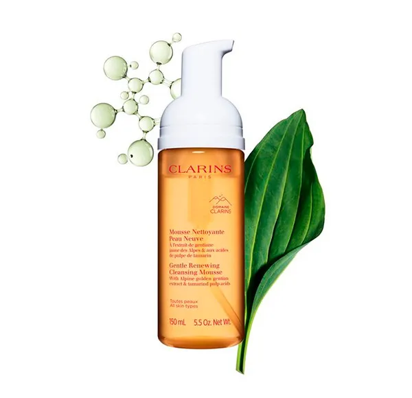 Пенка для умывания Clarins — Новая пенка для очищения кожи Mousse Nettoyant Peau Neuve, 150 мл — фото 2