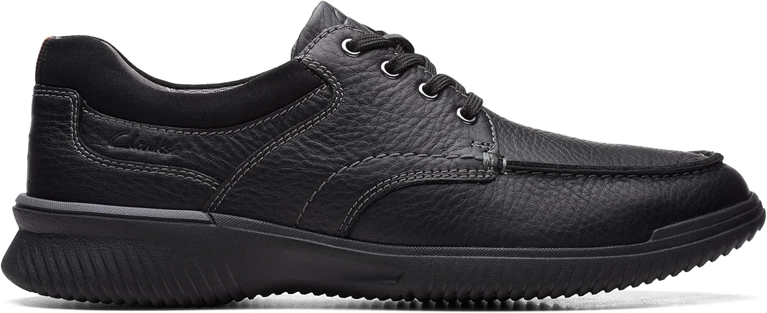 Мужские оксфорды Clarks Donaway Edge, Black (Black Leather) — фото 2