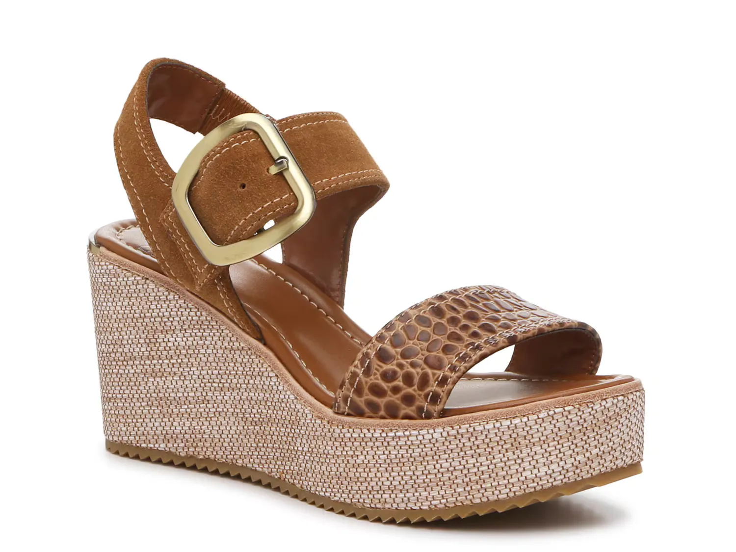

Сандалии Imani Wedge Sandal Donald J. Pliner, коричневый