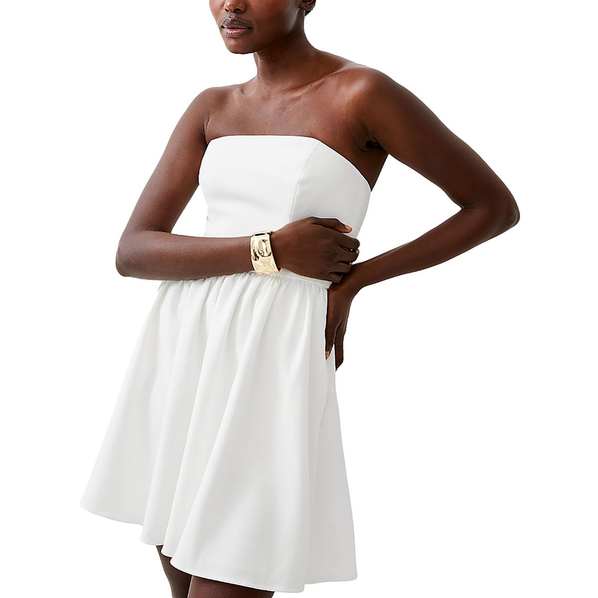 

Женское мини-платье с корсетным швом French Connection, цвет summer white