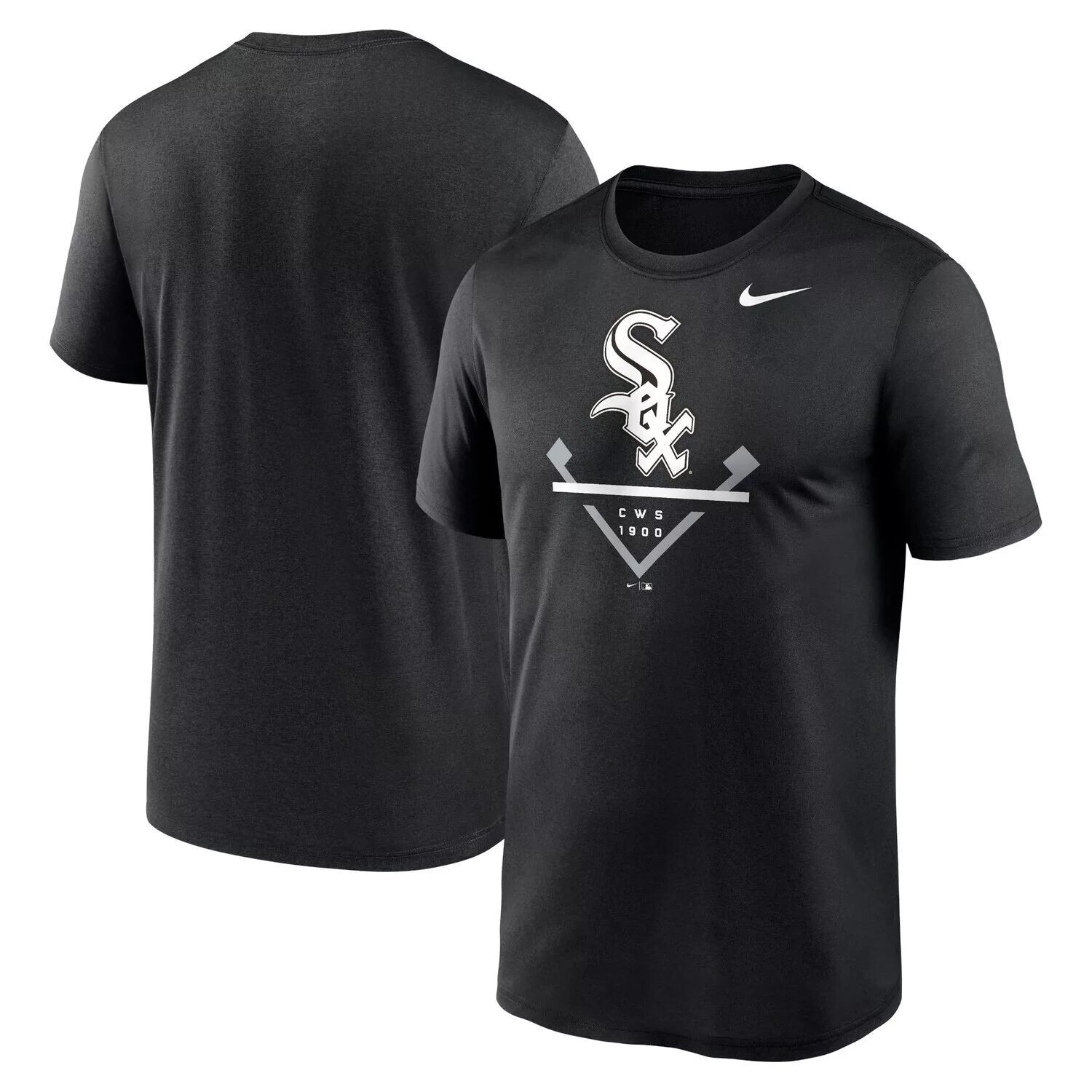

Мужская черная футболка Chicago White Sox Icon Legend Nike, Черный, Мужская черная футболка Chicago White Sox Icon Legend Nike