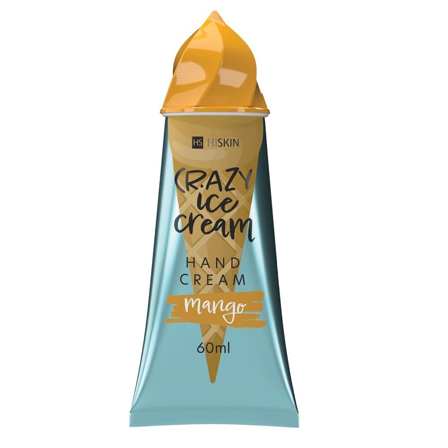 

HiSkin, Crazy Ice Cream, крем для рук с манго, 60 мл