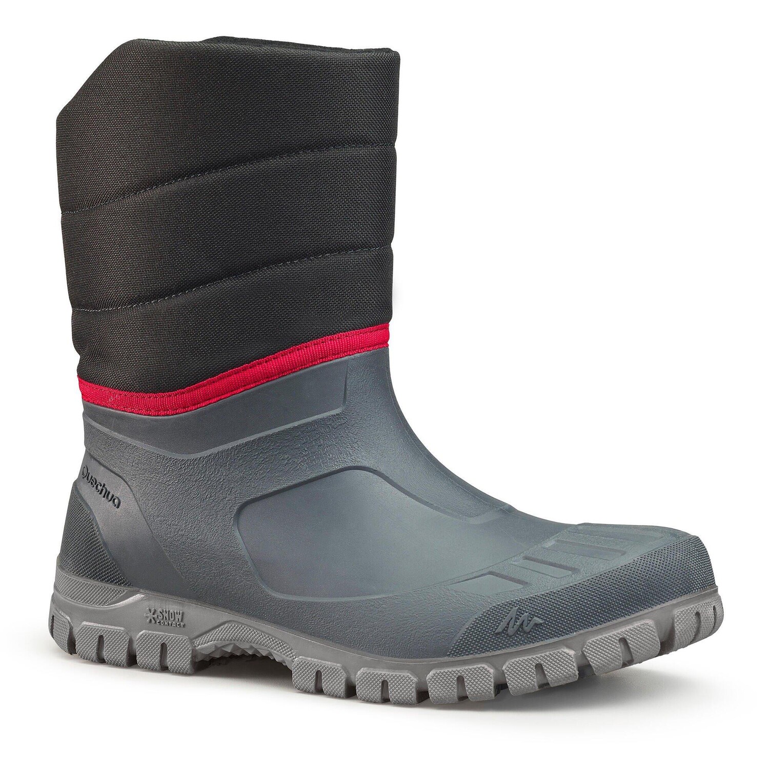 

Теплые водонепроницаемые походные ботинки Decathlon — Sh100 X-Warm Quechua, черный