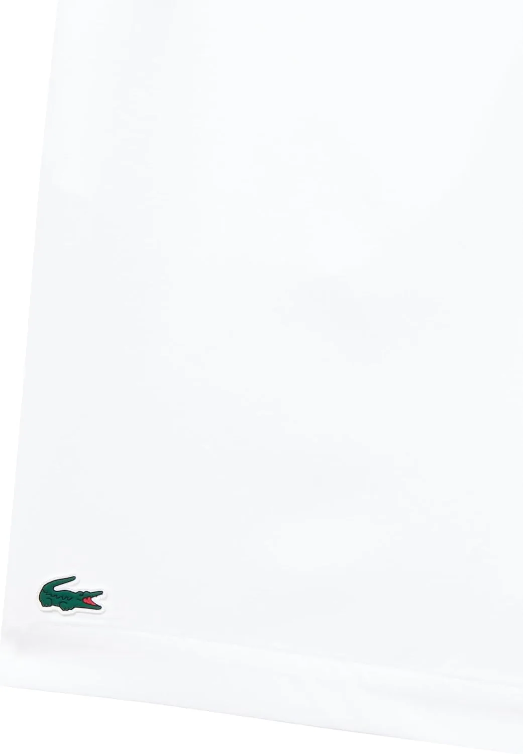 Шорты Lacoste мужские теннисные Plus Size, однотонные, белый — фото 2