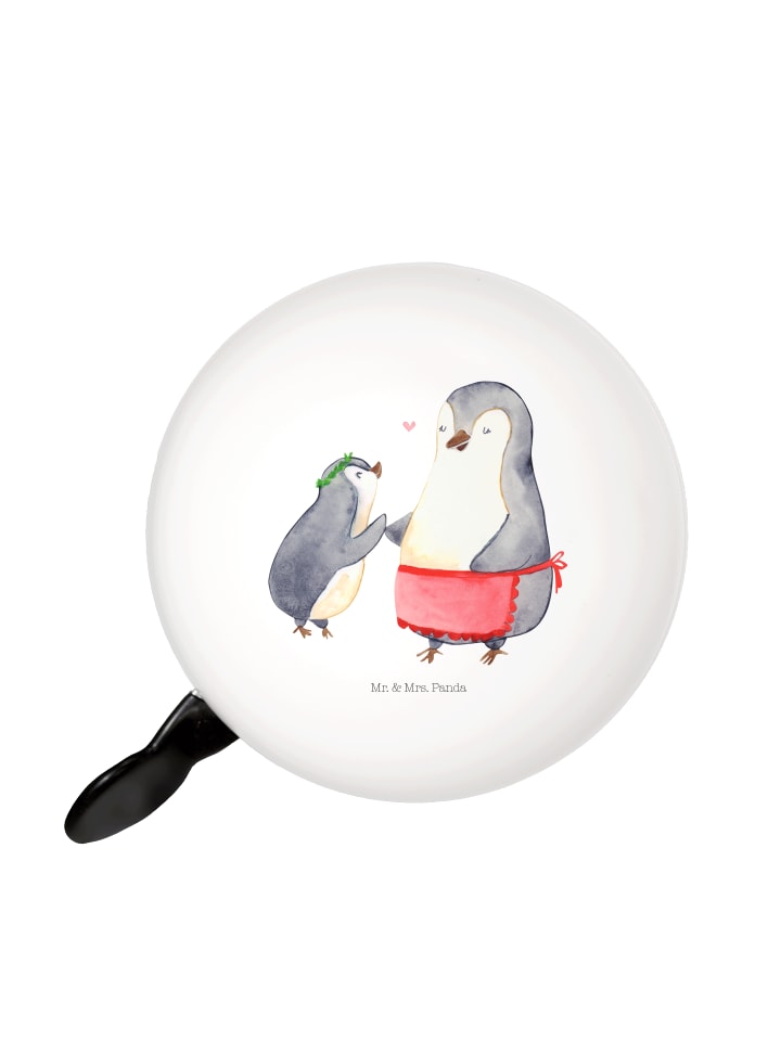 

Mr. & Mrs. Panda Велосипедный звонок, пингвин с детенышем, без слов, в белом
