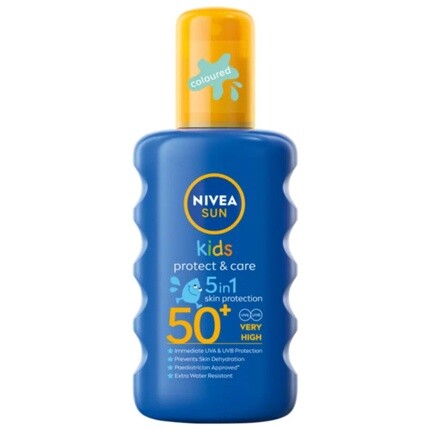 

Солнцезащитный спрей для детей Nivea Protect & Care SPF50