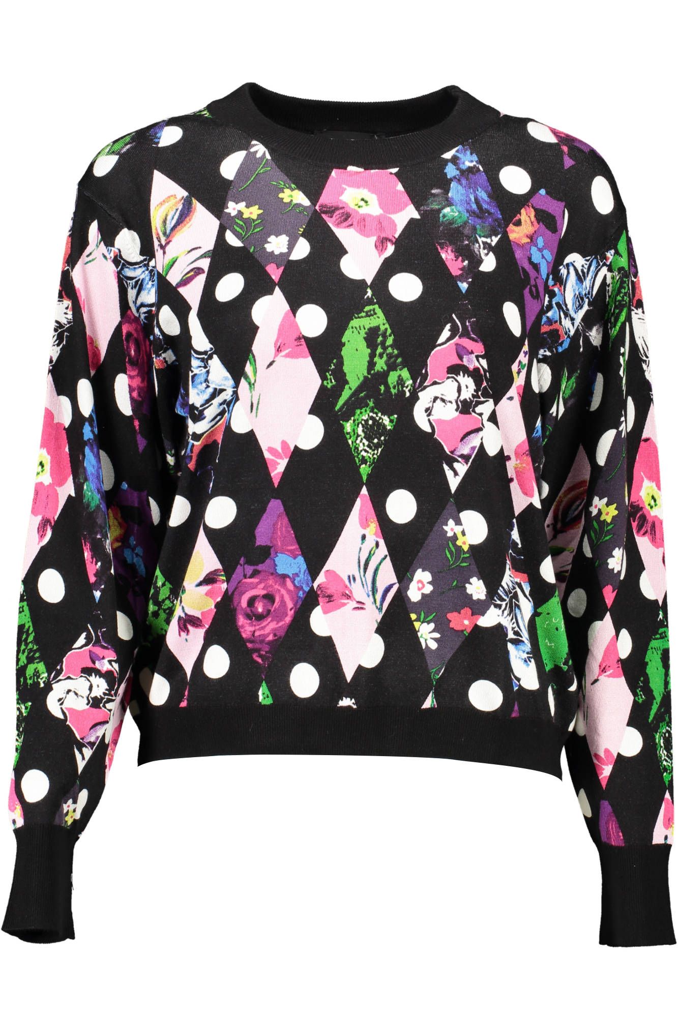 

Черная вискозная женская рубашка Desigual