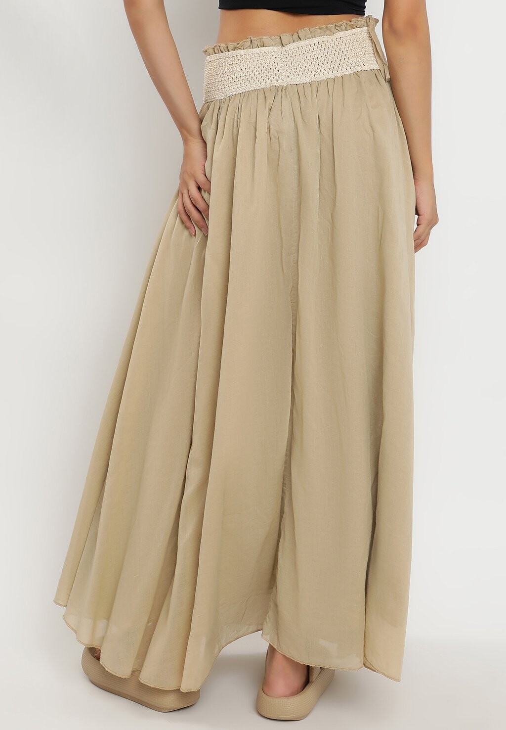 

Юбка макси YC Fashion & Style, бежевый