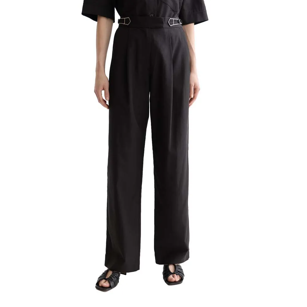 

Брюки с широкими штанинами Scotch & Soda Quinn, черный