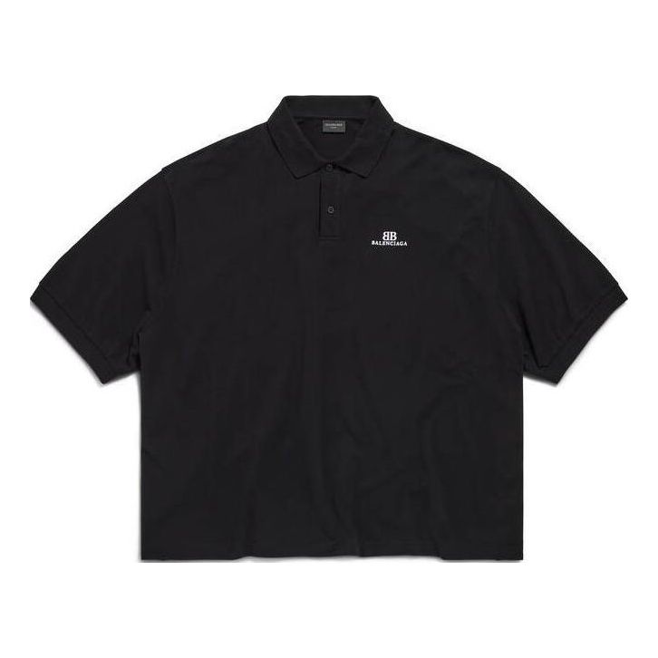 

Поло Balenciaga Bb Classic Polo Shirt Oversized 'Black'
