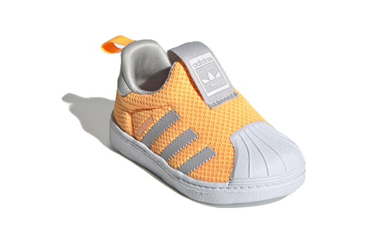 Слипоны Adidas Originals SUPERSTAR 360 Toddler Shoes Baby, оранжевый — фото 2