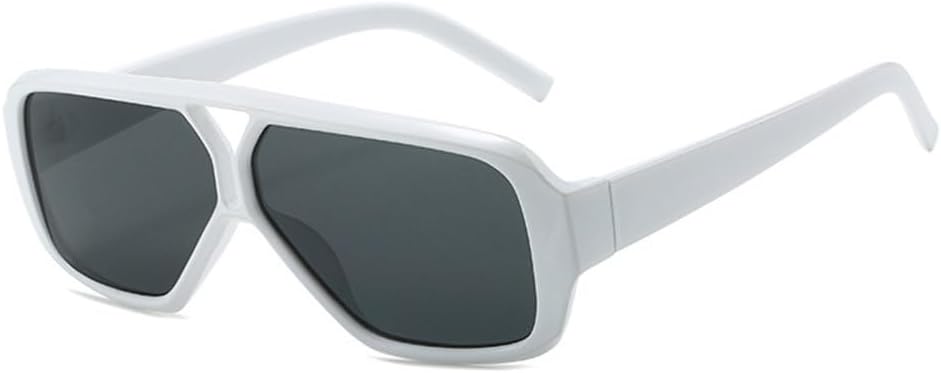 

2027 Модные прямоугольные солнцезащитные очки для женщин, винтажные панк-солнцезащитные очки для мужчин, защита от УФ-излучения UV400, черные и розовые, 5 MTZJH, One Color