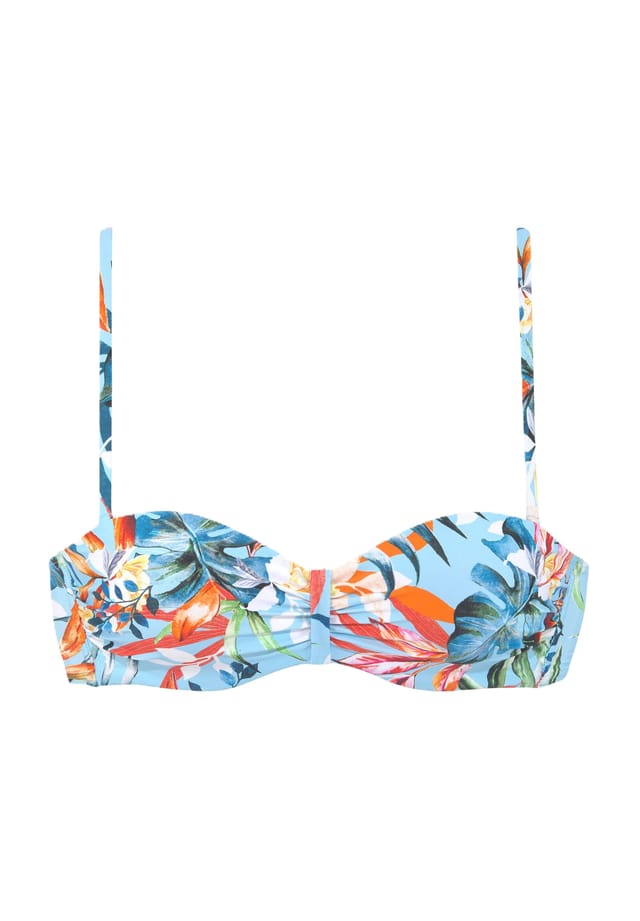 

Верх бикини Caru на косточках Venice Beach, цвет lt.blue prin
