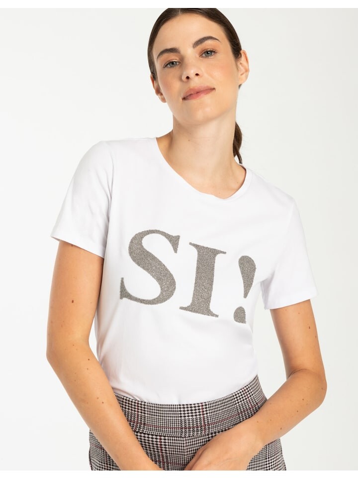 

Футболка More & More Kurzarmshirt, белый
