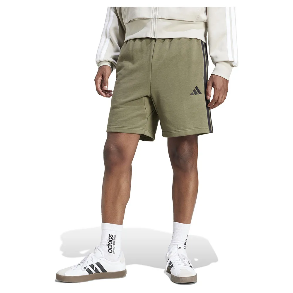 

Шорты adidas Essential 3 Stripes French Terry, зеленый
