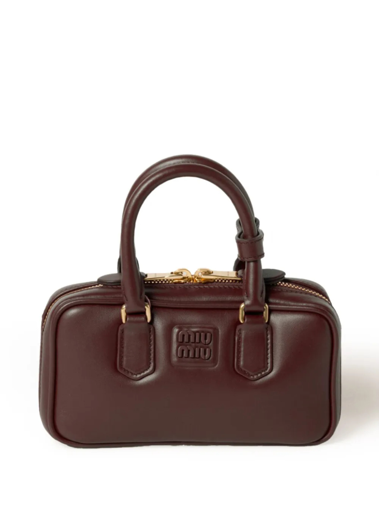 

Сумка-тоут Arcadie размера мини Miu Miu, коричневый