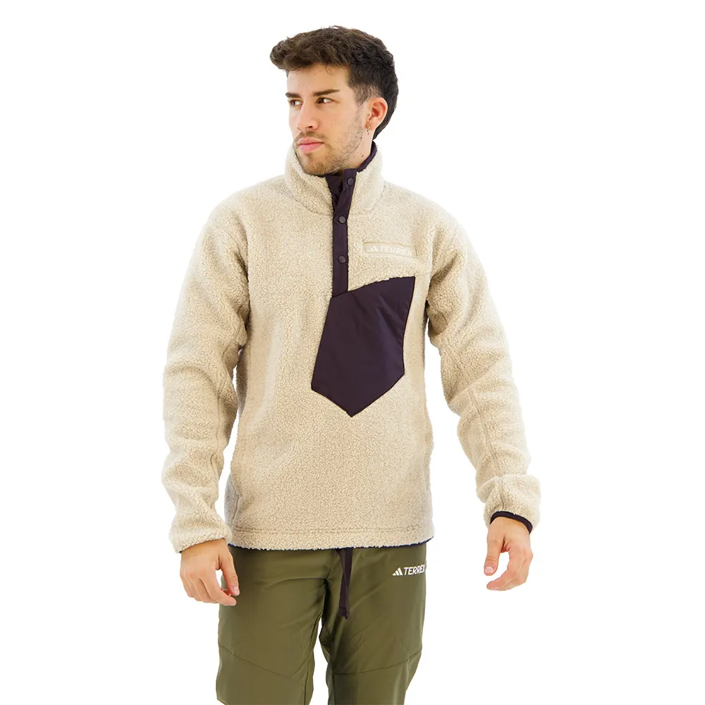 

Флис adidas Terrex Xploric High Pile full zip, бежевый