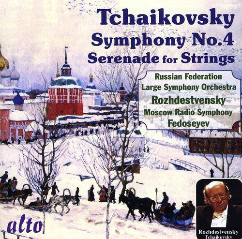 

CD диск Tchaikovsky / Large Sym Orch of Russian Federation: Symphony 4 / Serenade for Strings