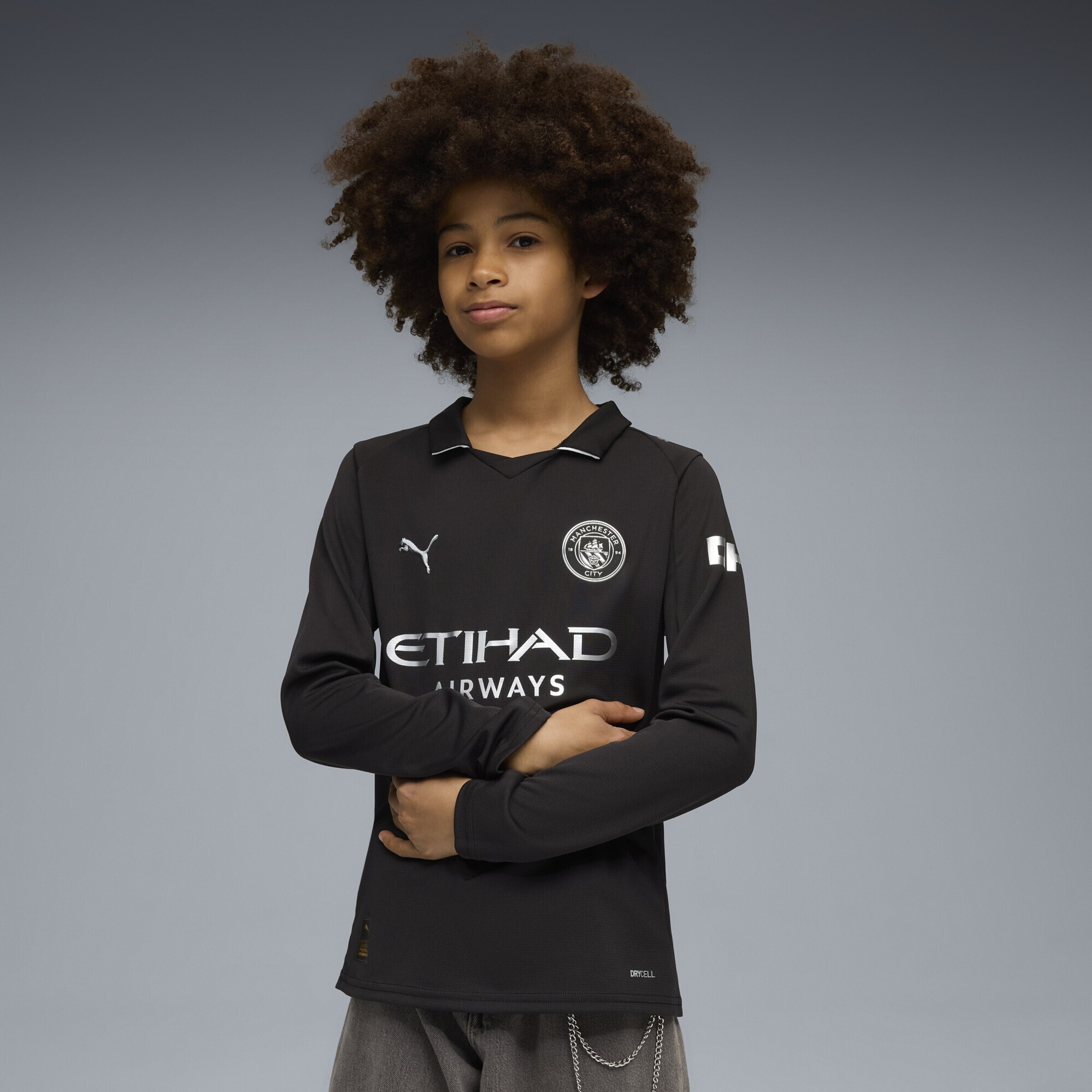 PUMA Футболка Performance 'Manchester City 25/26' черная — фото 3
