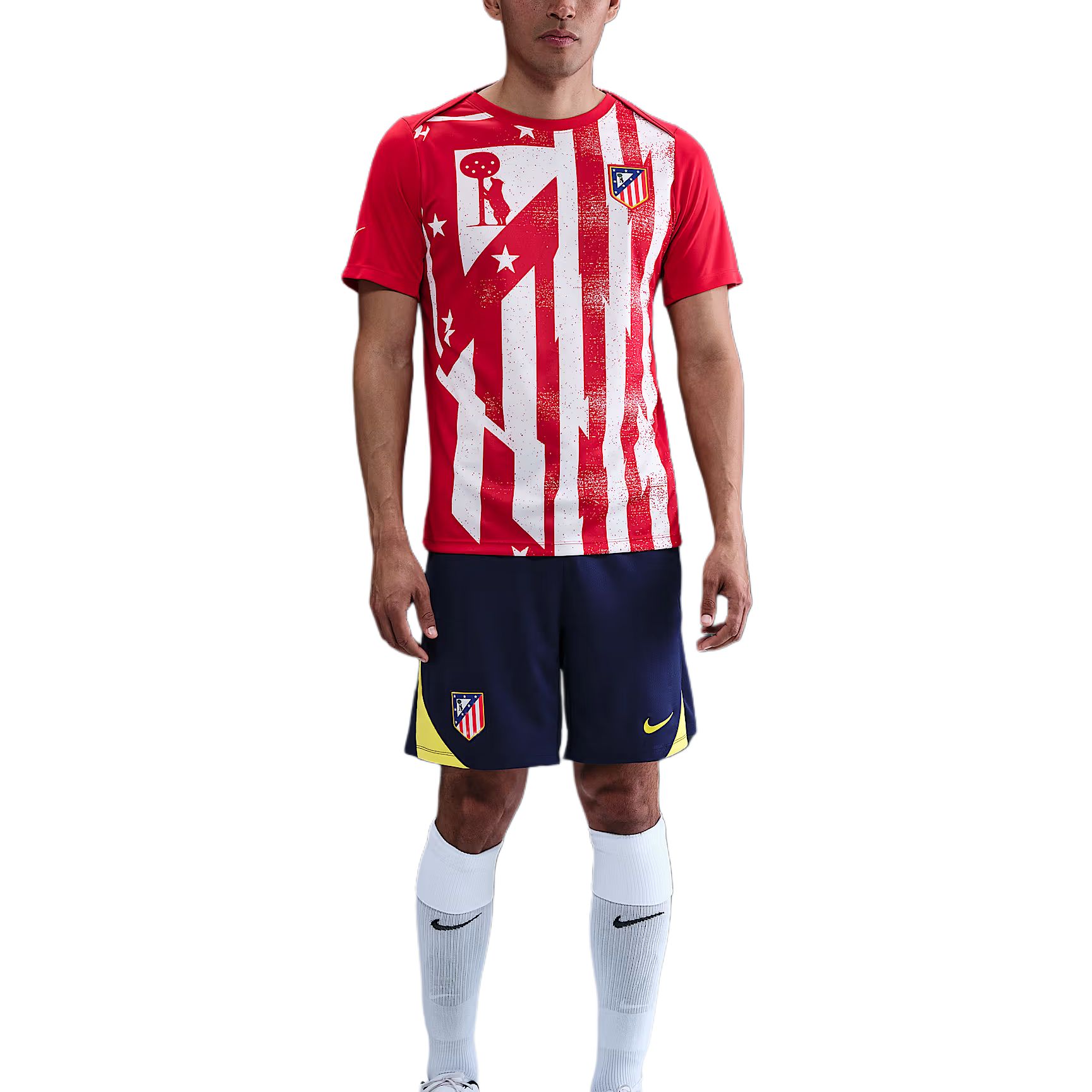 Футболка Academy Pro Dri FIT Soccer Jersey Men's Nike, красно-белый — фото 2