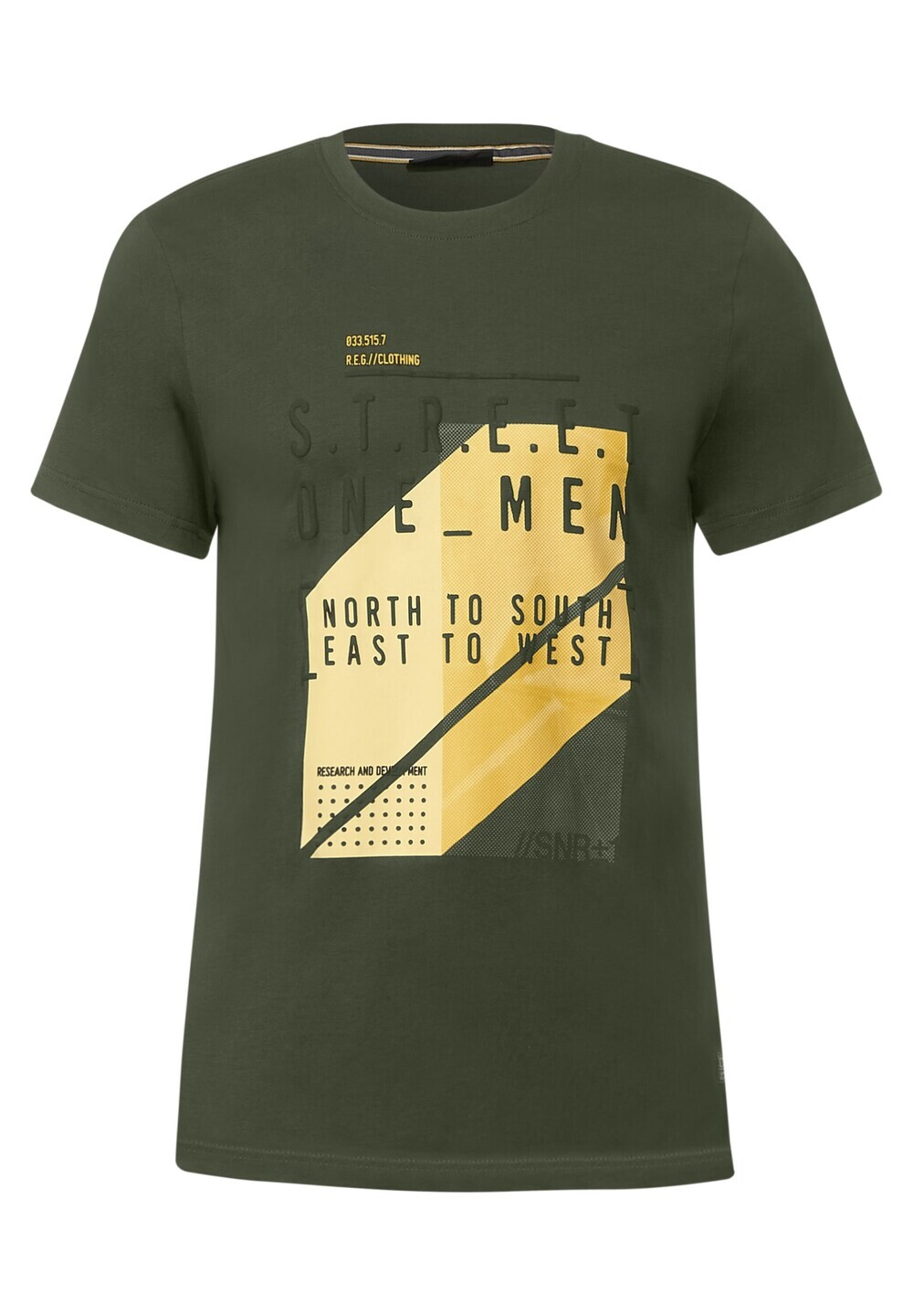 

Футболка Street One MEN, темно-зеленый