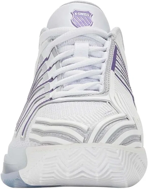 Кроссовки теннисные K-Swiss Ultrashot 4 Clay, White Lunar Rock Purple Haze — фото 4