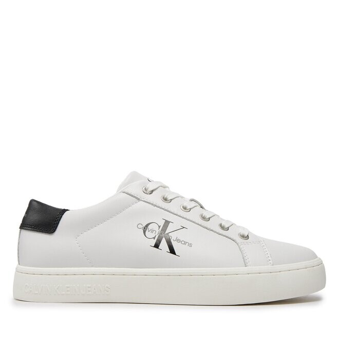 

Кроссовки Calvin Klein Jeans Classic Cupsole Laceup Low Lth YM0YM00491 Bright White YAF, белый