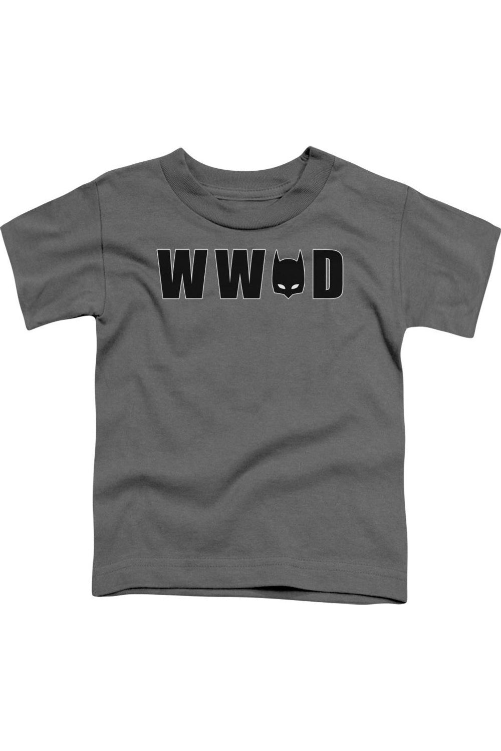 

Футболка с коротким рукавом для детей с принтом Batman и Wonder Woman Gildan, Charcoal