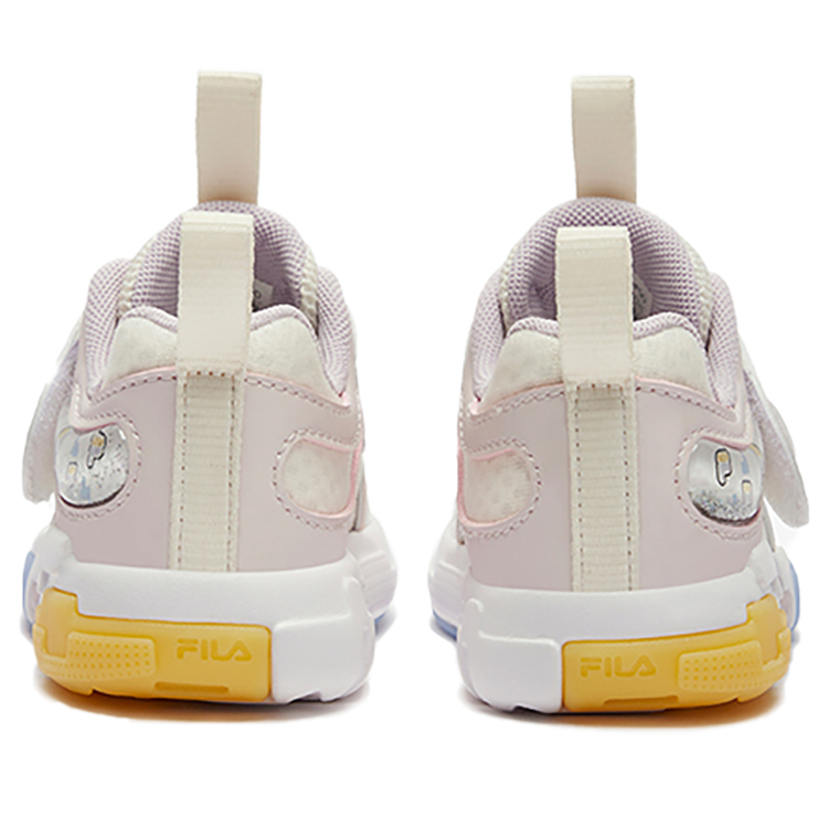 FILA KIDS Низкие противоскользящие износостойкие детские туфли белого и розового цвета для младенцев и малышей — фото 4