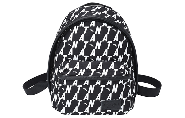 

Мини-рюкзак из ткани Unisex All Over Print ANTA, черный