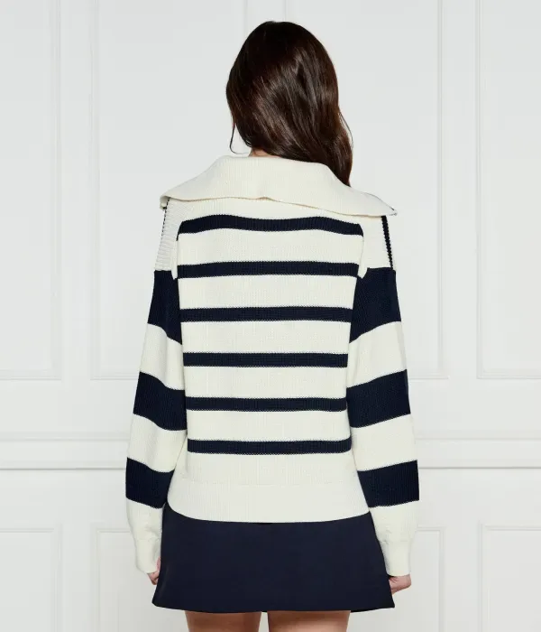 Свитер loose fit Tommy Hilfiger, белый — фото 3