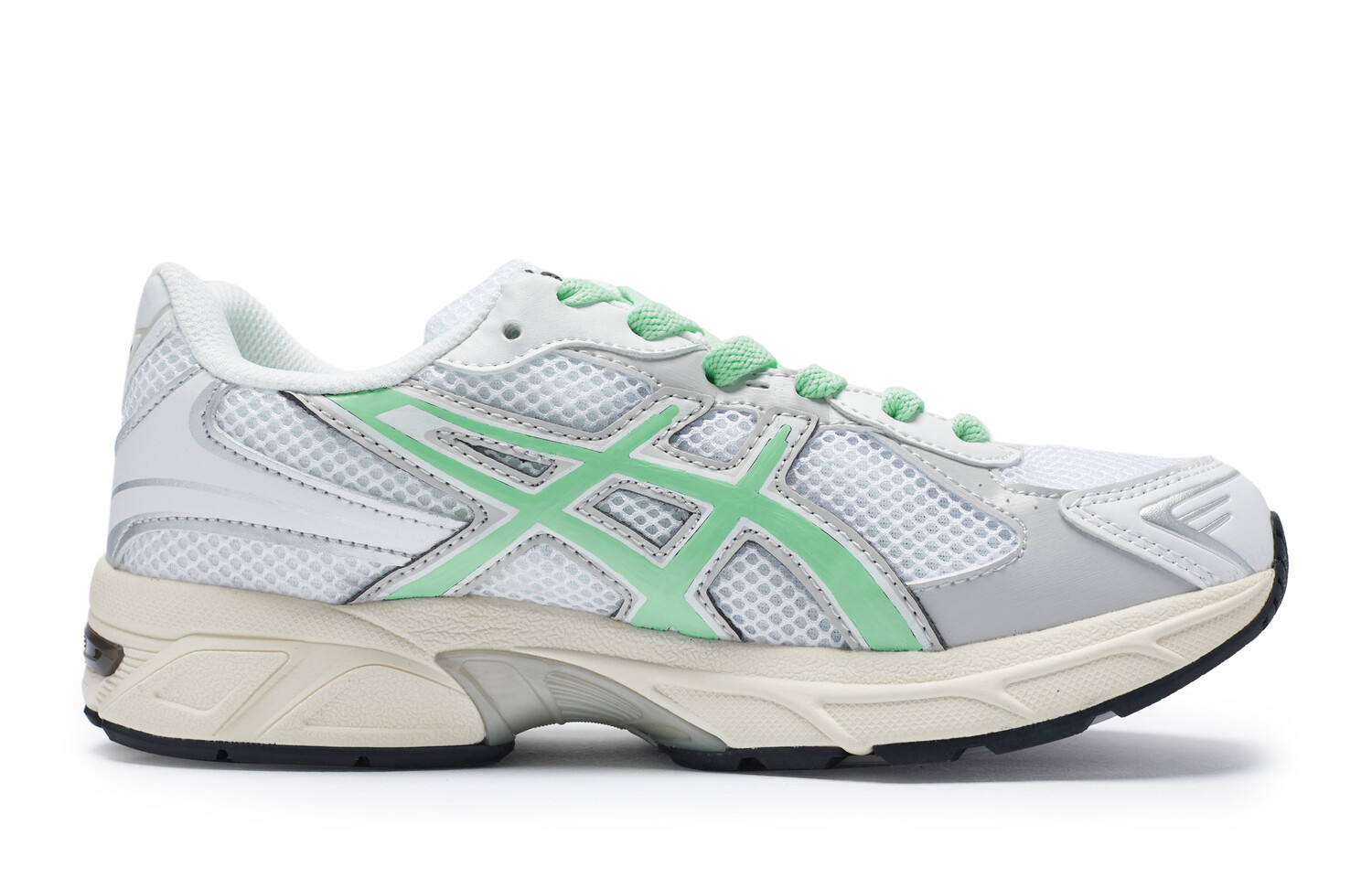 

Кроссовки Gel-1130 унисекс с низким верхом белые/серые/зеленые Asics