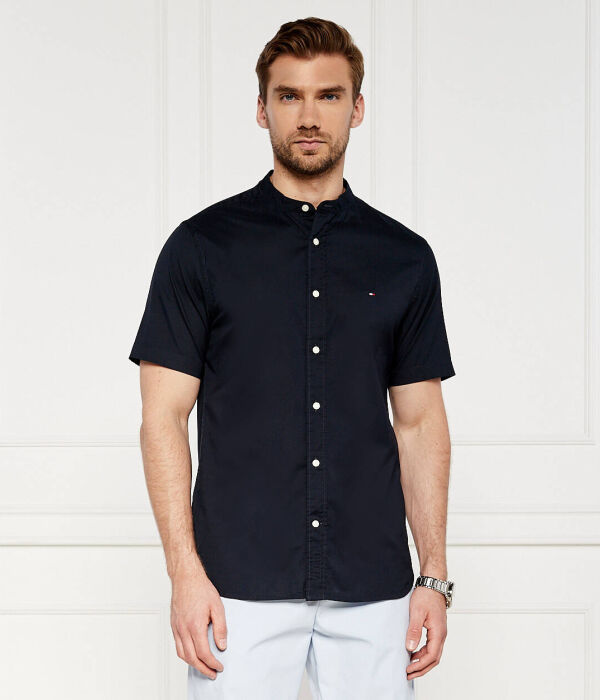 Рубашка Мао Regular fit Tommy Hilfiger, синий — фото 3