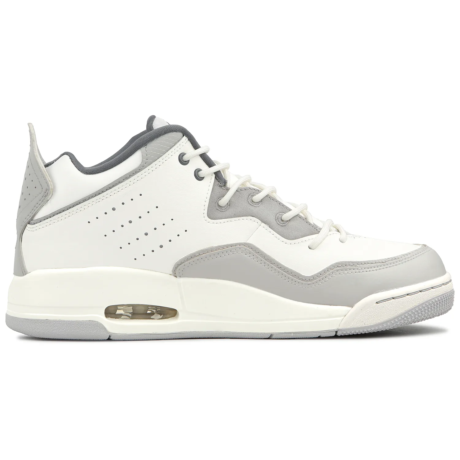 Jordan Кроссовки баскетбольные Courtside 23 Mid top Vintage мужские серо-белые — фото 3