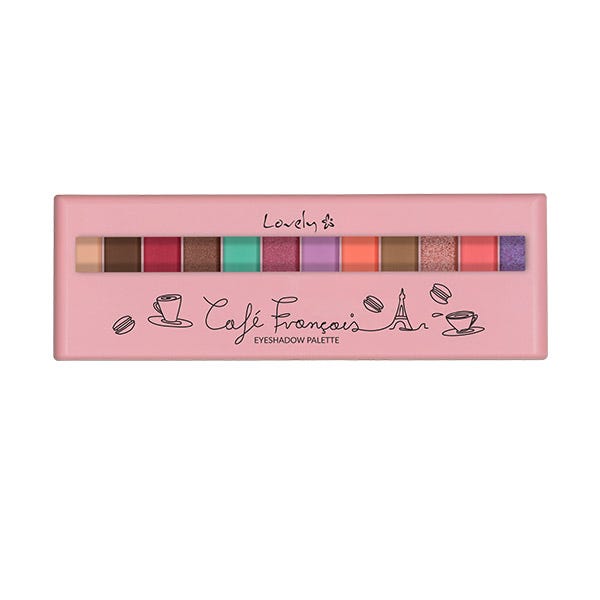 

Палитра теней для век LOVELY Eyeshadow Palette, Café français