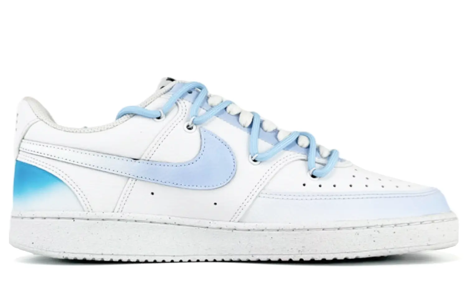 

Кроссовки Nike Court Vision 1 Skateboarding Shoes Men Low-top Blue/white, белый