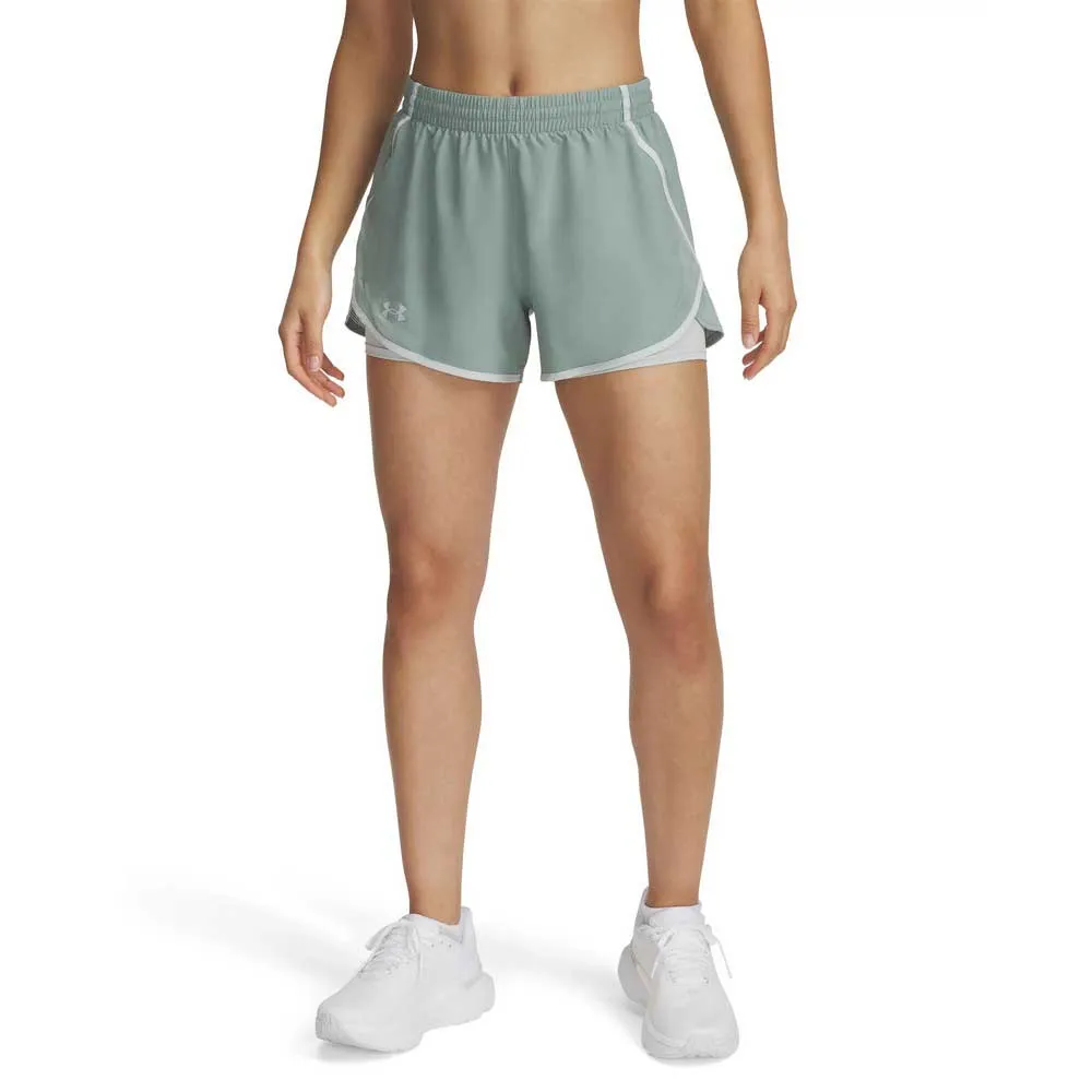 

Шорты Under Armour Fly By 2-in-1, зеленый