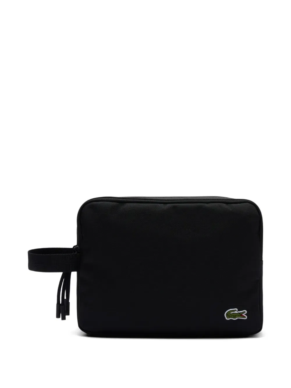 Косметичка с логотипом Lacoste, черный