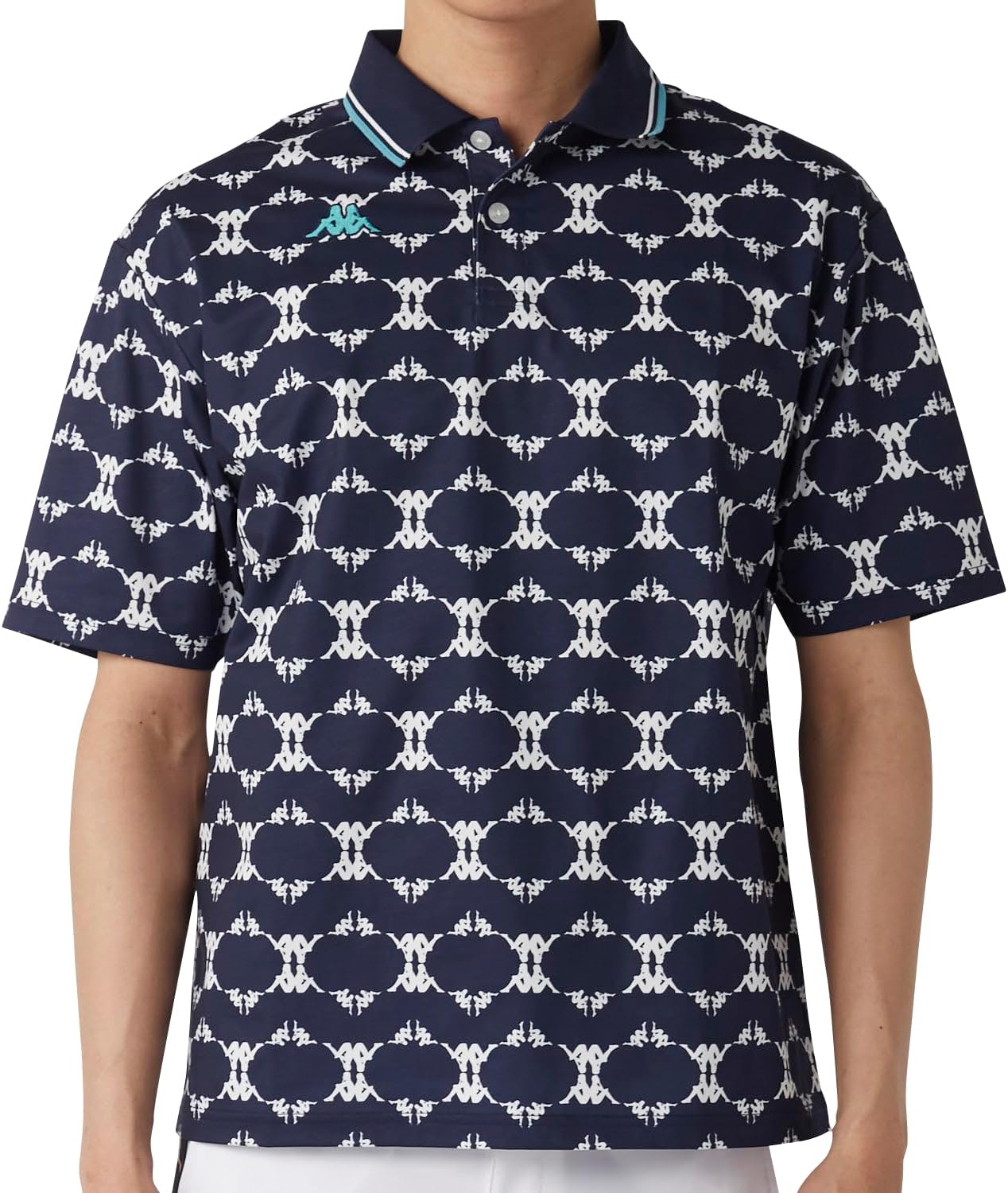 

Мужская поло-рубашка Kappa с коротким рукавом, темно-синий