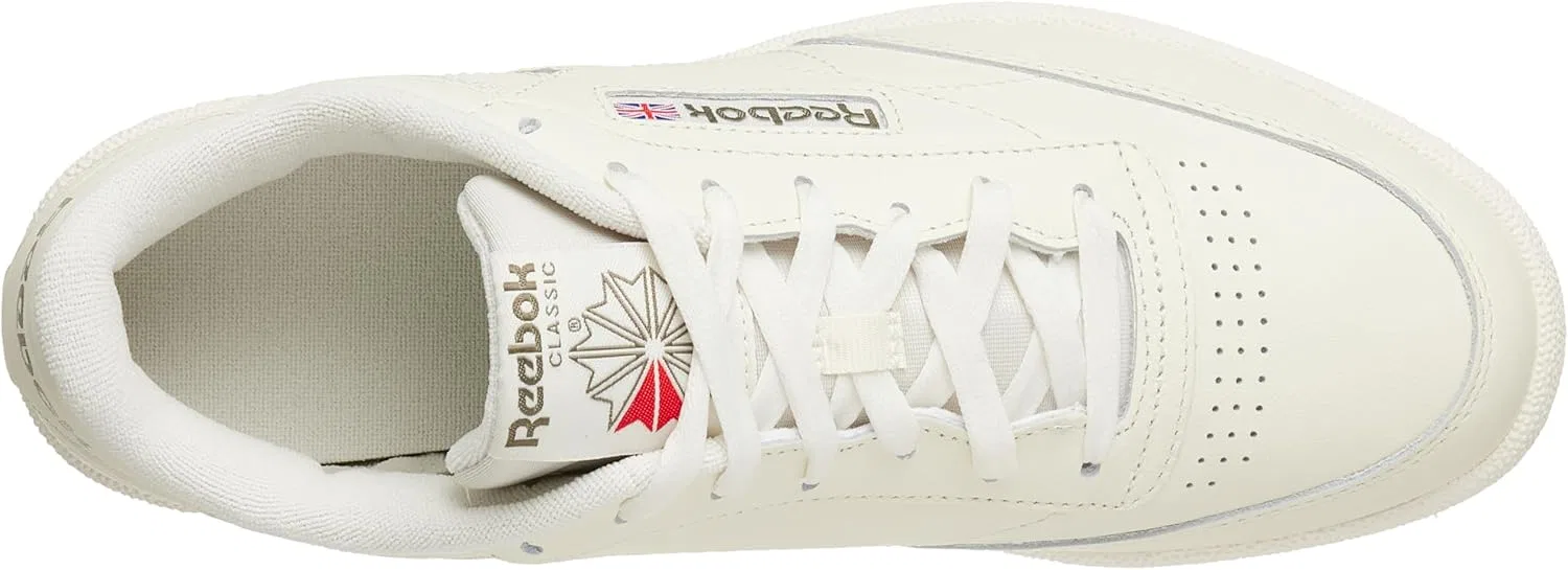 Мужские кроссовки Reebok Club C 85 Вайс, 40 лет, для спортивных мужчин, Herren Sportschuh, Chalk Chalk Hungrn — фото 3