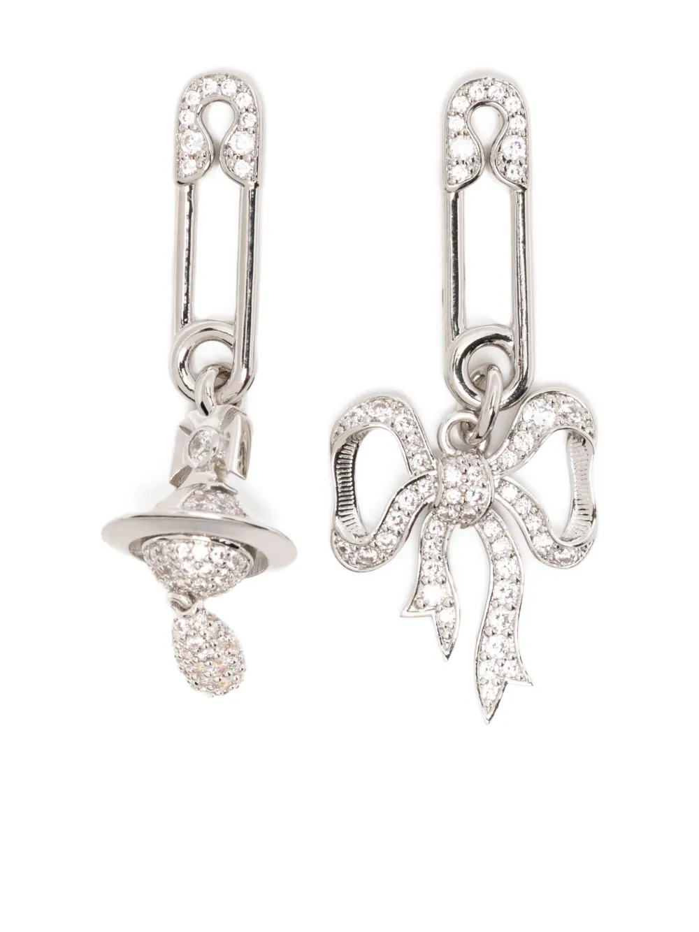 

Серьги в форме булавок Vivienne Westwood, серебряный
