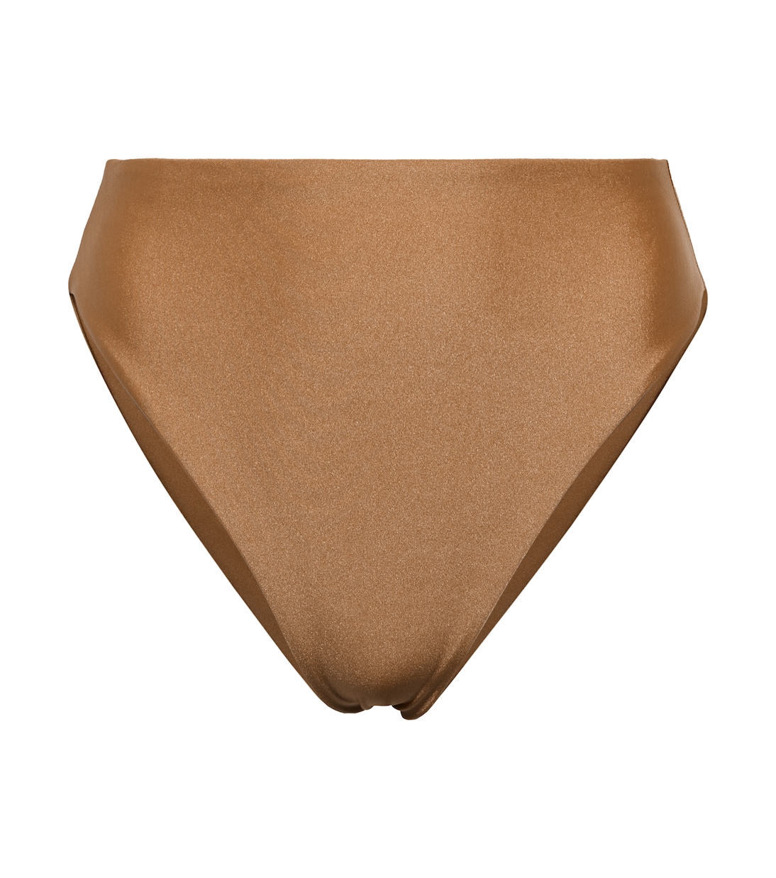 

Плавки бикини с высокой посадкой и наклонным лифом Jade Swim, Sable Sheen