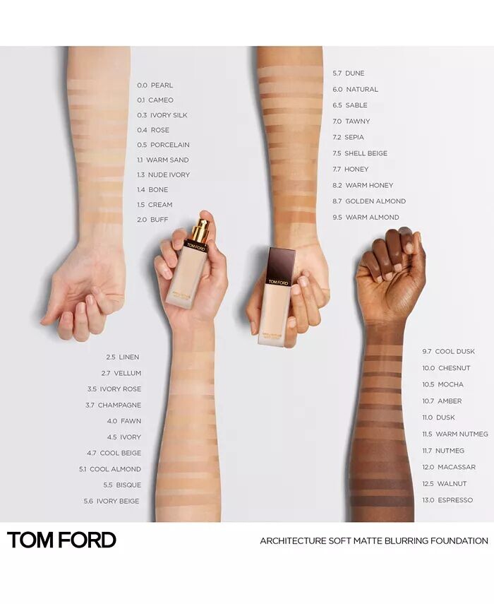 Архитектура Мягкая матовая основа для размытия Tom Ford, цвет 5.1 Cool Almond - Medium Deep — фото 3
