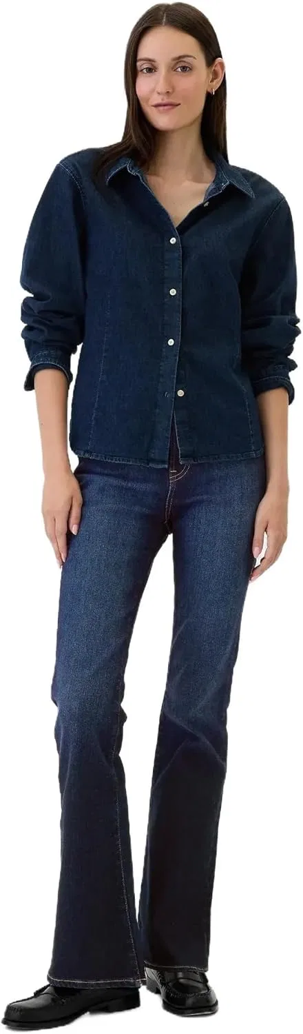 Джинсы GAP Women's High Rise Flare, Dark Wash