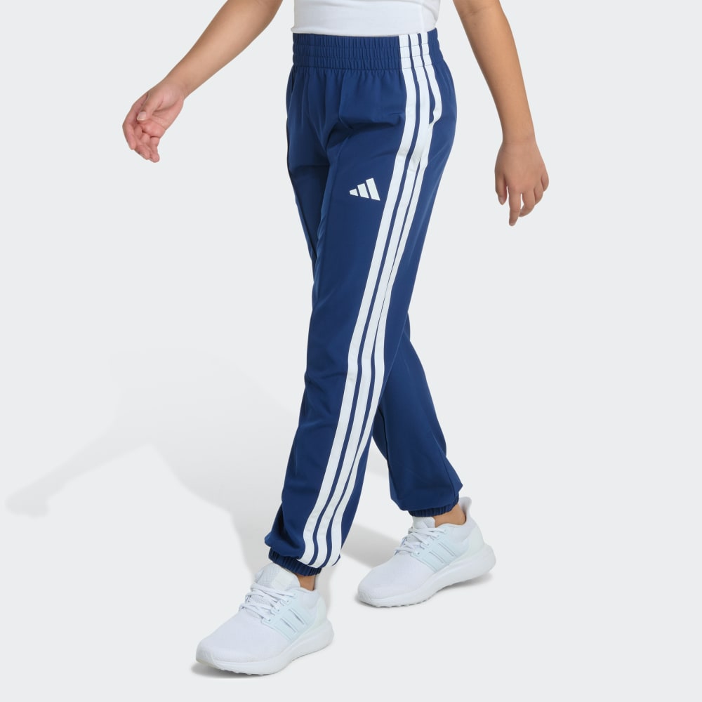Спортивный костюм Adidas Elastic Waistband Woven 3-Stripe Pant, цвет Dark Blue — фото 3